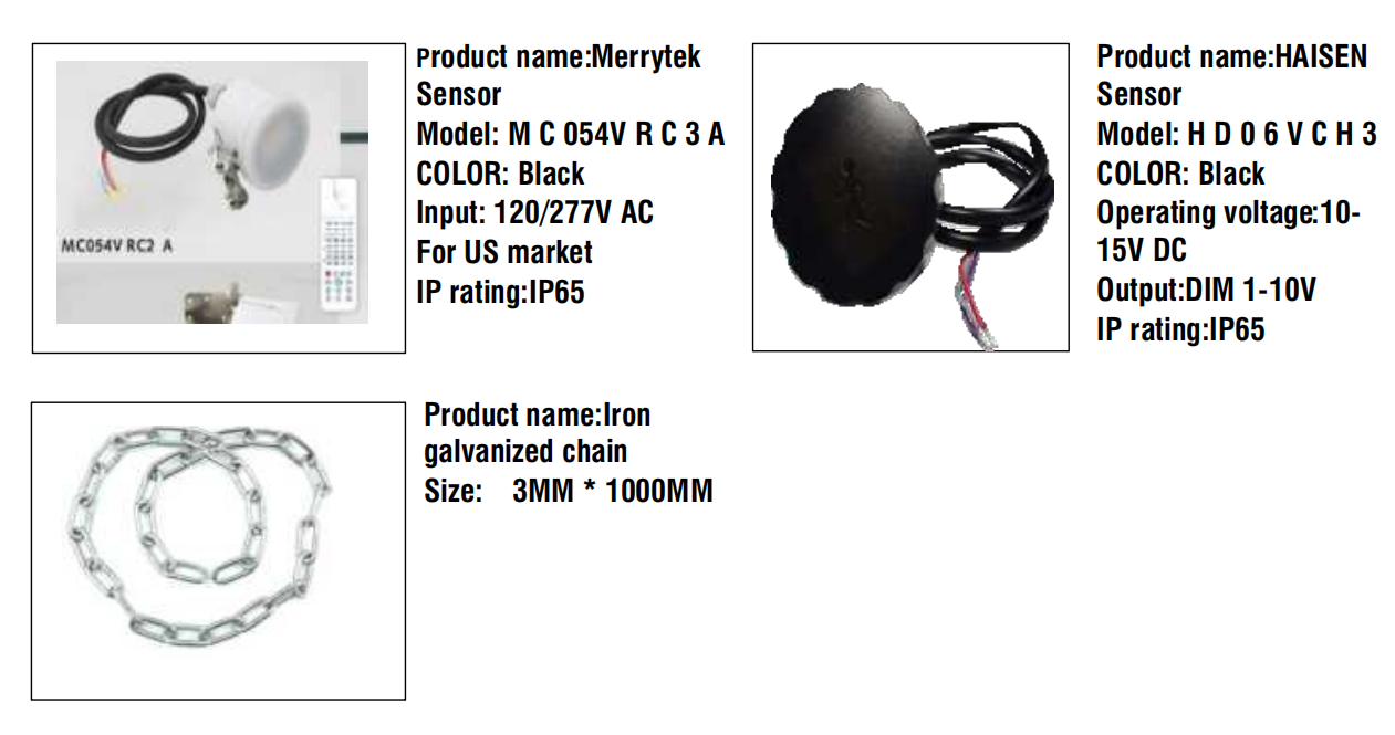 LED line lamp Mounting Accessories